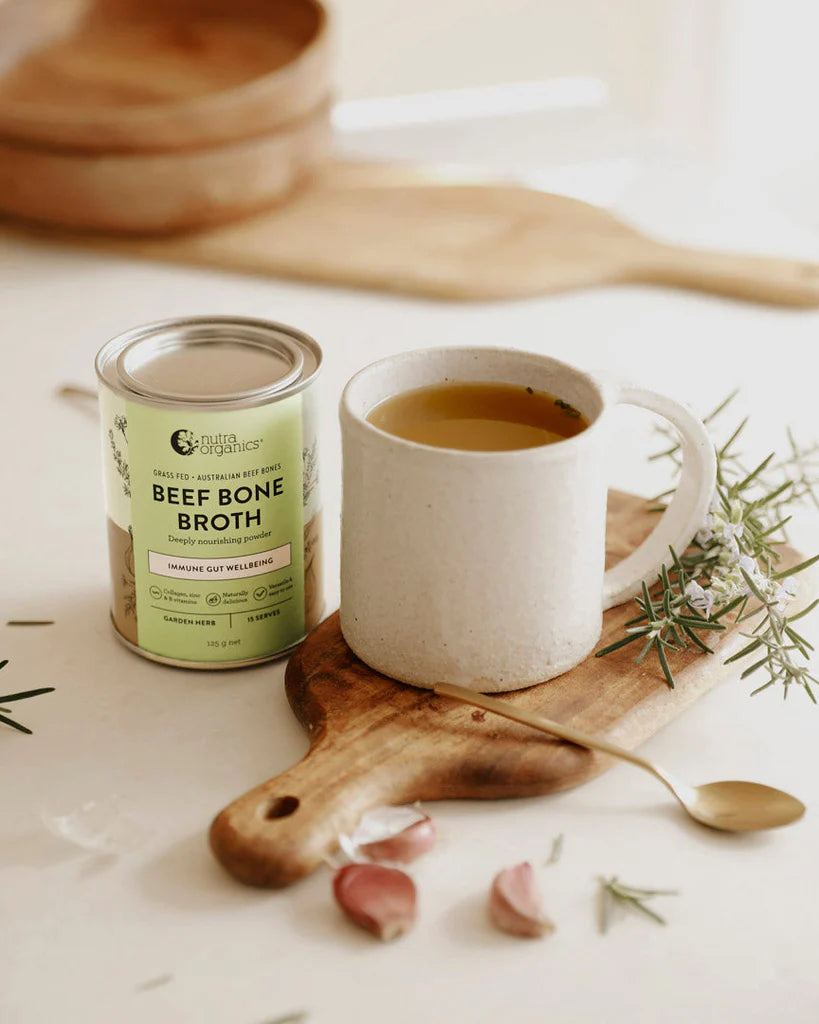 Nutra Organics Beef Bone Broth | 125g Garden Herb - Melbourne Natural