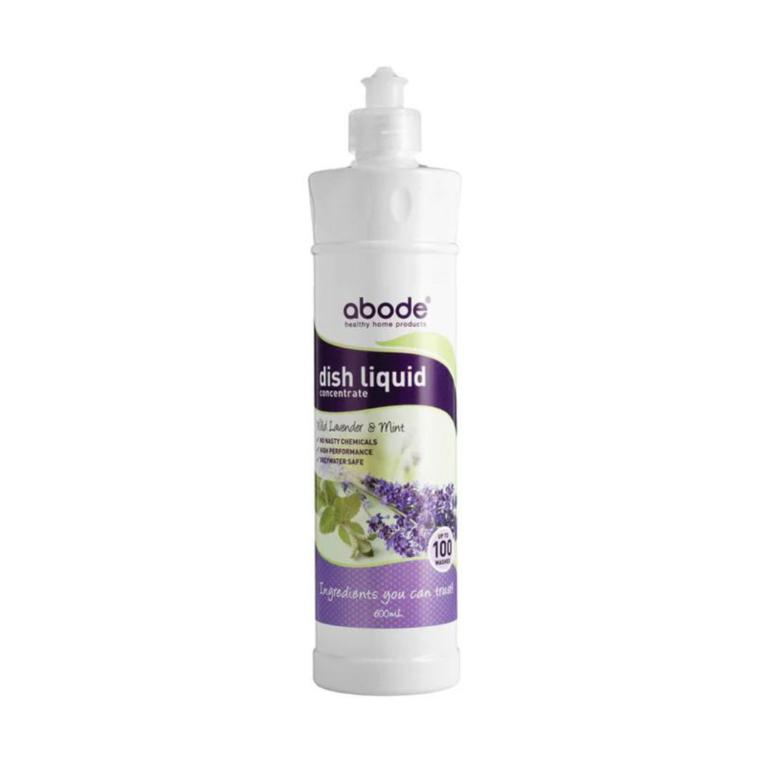 Abode Dish Liquid | 600ml Wild Lavender & Mint - Melbourne Natural