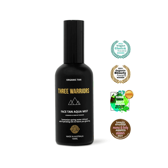 Three Warriors Face Tan Aqua Mist | 100ml - Melbourne Natural