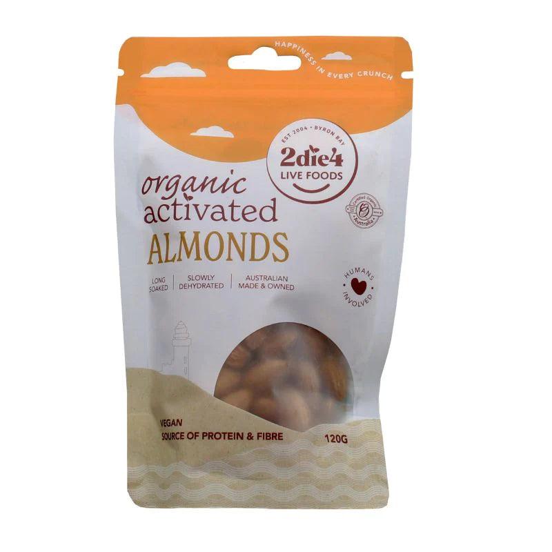 2die4 Activated Organic Almonds | 120g - Melbourne Natural