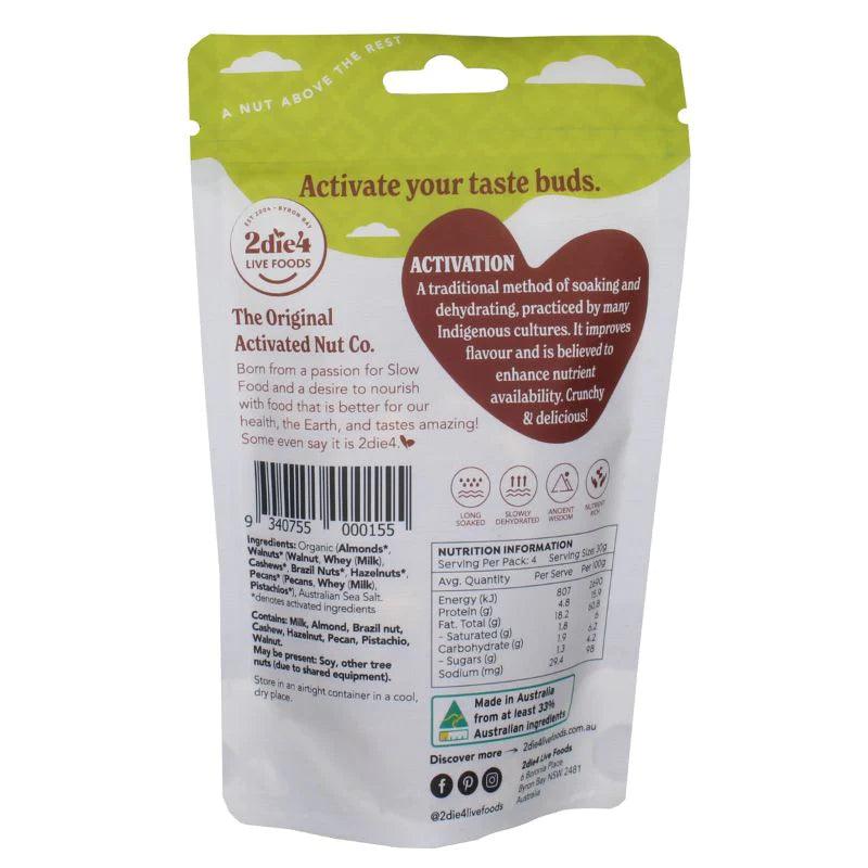 2Die4 Activated Organic Mixed Nuts | 120g - Melbourne Natural