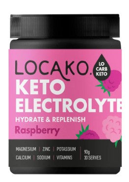 Locako Keto Electrolyte Hydrate & Replenish Raspberry | 90g