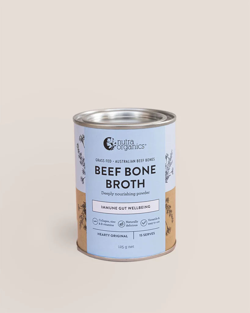 Nutra Organics Beef Bone Broth | 125g Hearty Original - Melbourne Natural
