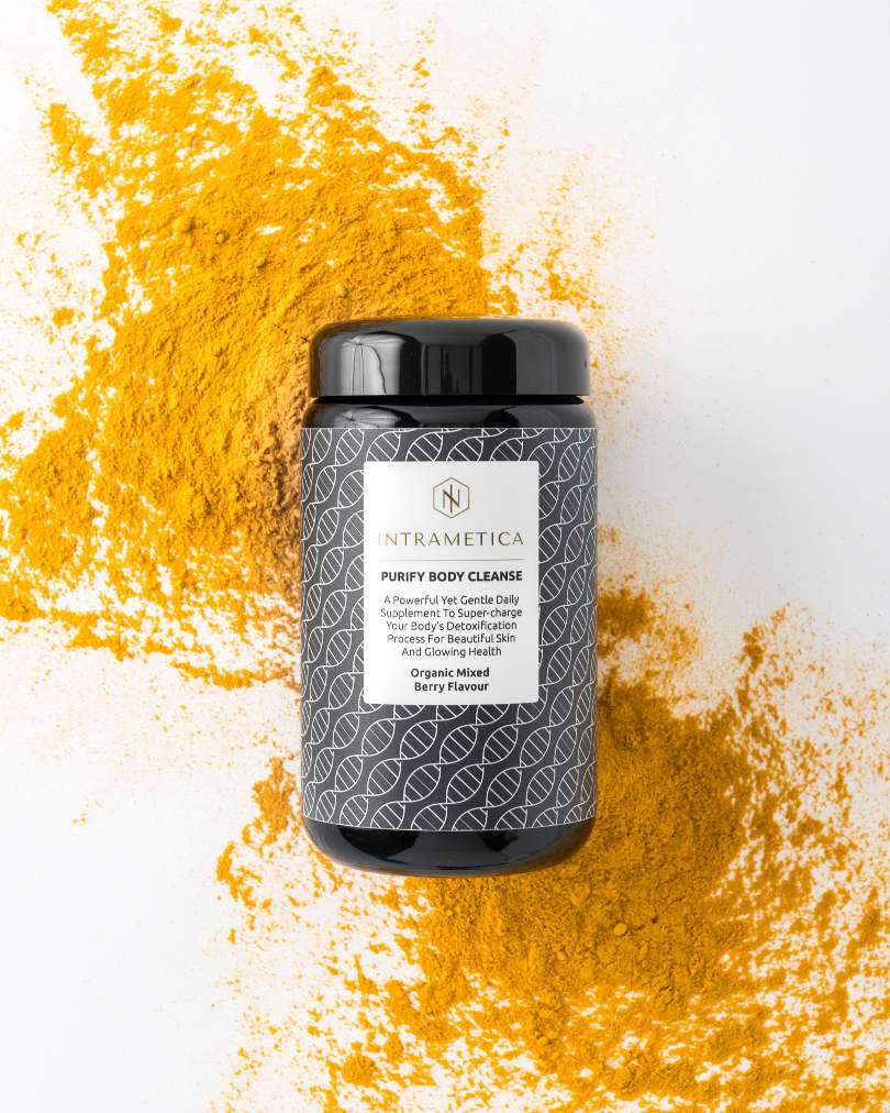 Intrametica Purify Body Cleanse in Miron Preserving Caddie | 180g Organic Mixed Berry - Melbourne Natural