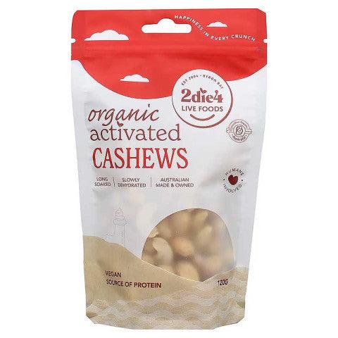 2die4 Activated Organic Cashews | 120g - Melbourne Natural
