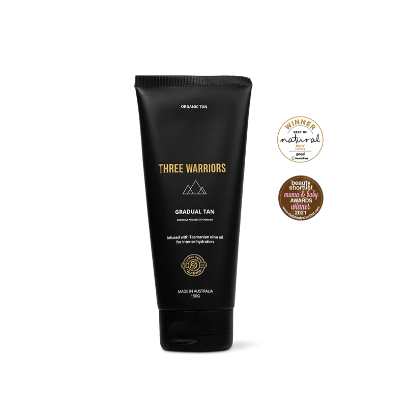 Three Warriors - Gradual Tan 150g - Melbourne Natural