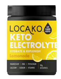 Locako Keto Electrolyte Hydrate & Replenish | Lemonade 90g